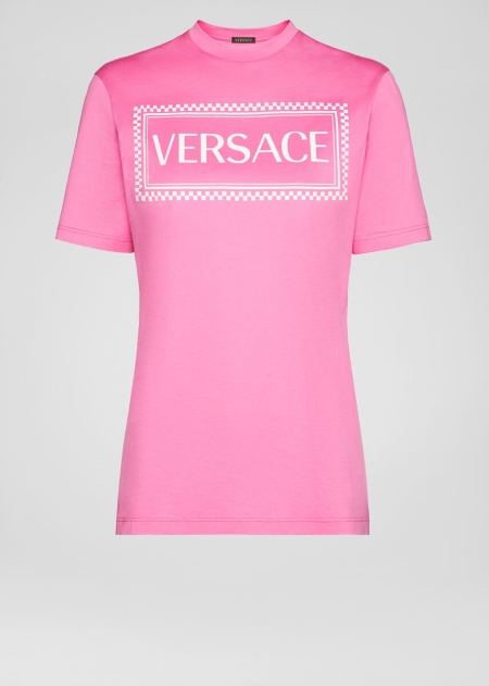 Versace Sustainable 90s Vintage Logo T-shirt Dam - 978314RVS